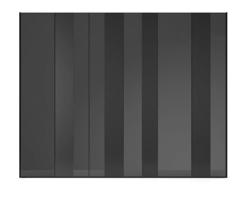 Armoire à six portes battantes de couleur Vulcano.