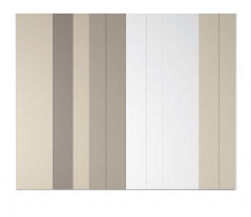 Armoire avec six portes à charnières dans les couleurs Naturales.