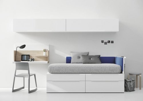 Chambres junior minimalistes avec des meubles de notre collection NEST.