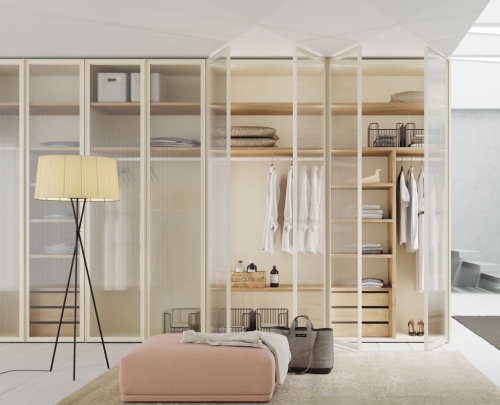 Armoire à portes vitrées, modèle Lux