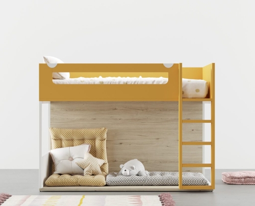 Lit superposé ALFA avec finition Curry et nordique